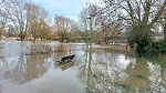 Flooding in Bedford, January 2024